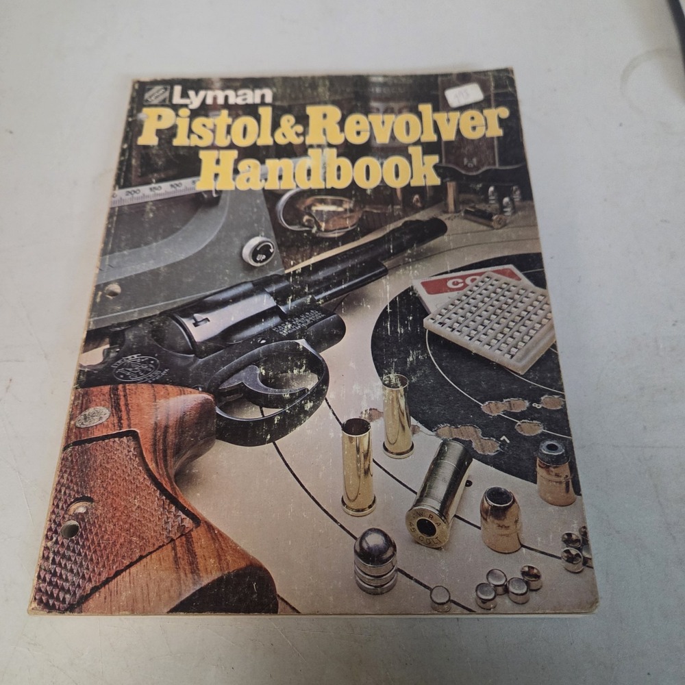 Vintage 1978 Lyman Pistol & Revolver Handbook Paperback Manual